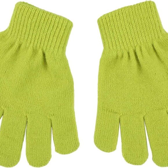 The Grinch Big Face Youth 2-Piece Green Ear Muffs & Magic Gloves Set - Picture 8 of 8